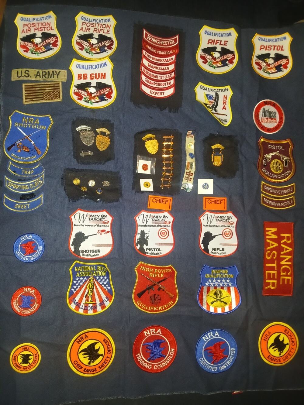 LOT NRA Vintage Patches Pins And More National Rifle Association ONE OF A KIND